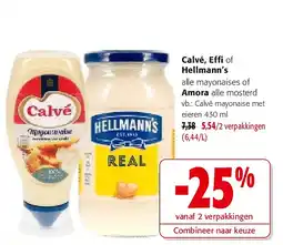 Colruyt Calvé mayonaise met eieren 430 ml aanbieding