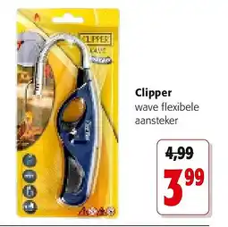 Colruyt Clipper wave flexibele aansteker aanbieding