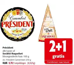 Colruyt Président Camembert 250 g aanbieding