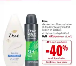 Colruyt Dove Hydrate douchegel 450 ml aanbieding