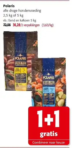 Colruyt Polaris Eend en kalkoen 5 kg aanbieding