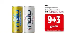 Colruyt Nalu Yuzu Rosemary 25 cl aanbieding