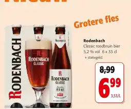 Colruyt Rodenbach Classic roodbruin bier 5,2 % vol 6 x 33 cl aanbieding