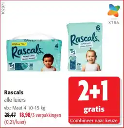 Colruyt Rascals alle luiers aanbieding
