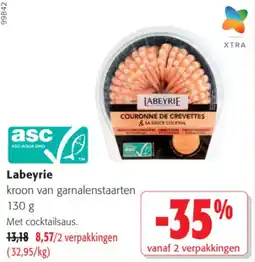 Colruyt Labeyrie Kroon van Garnalenstaarten aanbieding