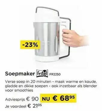 Molecule Soepmaker fritel fr2250 aanbieding