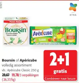Colruyt Boursin of Apéricube aanbieding