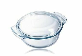 Makro Pyrex Ovenschotel met deksel Rond 1 l aanbieding