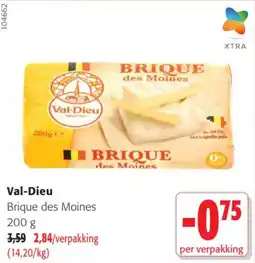 Colruyt Val-Dieu Brique des Moines aanbieding