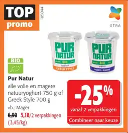 Colruyt Pur Natur aanbieding