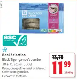 Colruyt Boni Selection Black Tiger gamba's Jumbo aanbieding