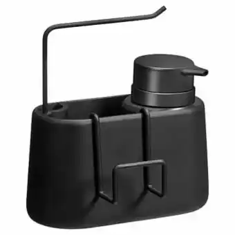 Kwantum Zeeppomp/aanrecht Organizer Zwart aanbieding