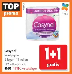 Colruyt Cosynel toiletpapier aanbieding