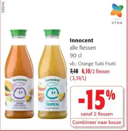Colruyt Innocent alle flessen aanbieding