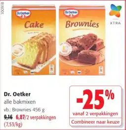 Colruyt Dr. Oetker Alle Bakmixen aanbieding