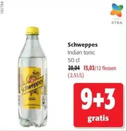 Colruyt Schweppes Indian Tonic aanbieding