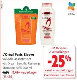 Colruyt L'Oréal Paris Elseve aanbieding
