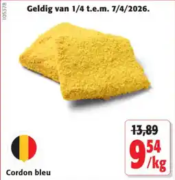 Colruyt Cordon Bleu aanbieding