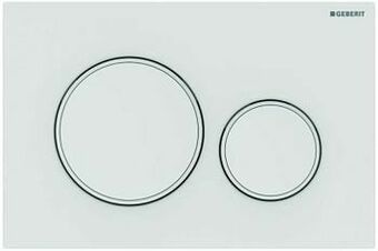X2O Geberit Sigma 20 bedieningspaneel mat wit voor UP320 inbouwreservoir aanbieding