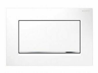 X2O Geberit Sigma 30 bedieningspaneel eenknopsbediening glanzend wit voor UP320 inbouwreservoir aanbieding