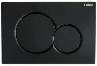X2O Geberit Sigma 01 bedieningspaneel glanzend zwart voor UP320 inbouwreservoir aanbieding