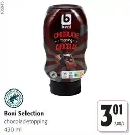 Colruyt Boni Selection Chocoladetopping aanbieding