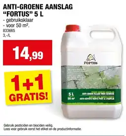 Hubo Anti Groene Aanslag Fortus aanbieding