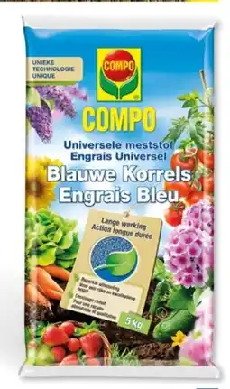 Hubo Meststof Blauwe Korrel aanbieding