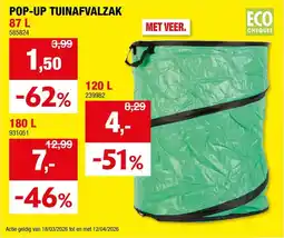 Hubo Pop Up Tuinafvalzak aanbieding