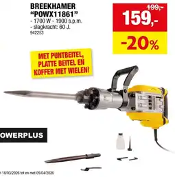 Hubo PowerPlus Breekhamer POWX11861 aanbieding