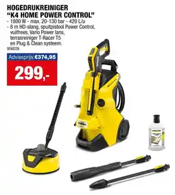 Hubo Karcher Hogedrukreiniger K4 Home Power Control aanbieding