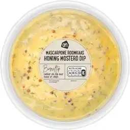 Albert Heijn AH Mascarpone roomkaas honing mosterd dip aanbieding