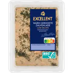 Albert Heijn AH Excellent Warm gerookte zalmsalade luxe salade aanbieding
