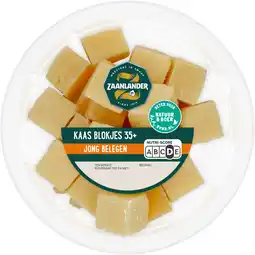 Albert Heijn AH Zaanlander Kaasblokjes jong belegen 35+ aanbieding