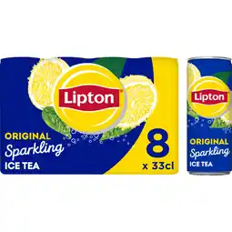 Albert Heijn Lipton ice tea original 8bl BEL aanbieding