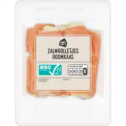 Albert Heijn AH Zalmrolletjes roomkaas aanbieding