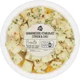 Albert Heijn AH Gemarineerde fetablokjes citroen & chili aanbieding