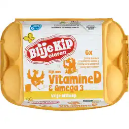 Albert Heijn Blije Kip eieren Rijk aan vitamine D & omega 3 aanbieding