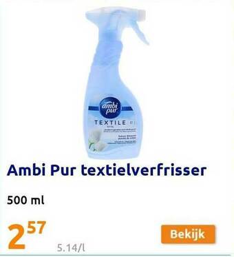 Action Ambi Pur Textielverfrisser aanbieding
