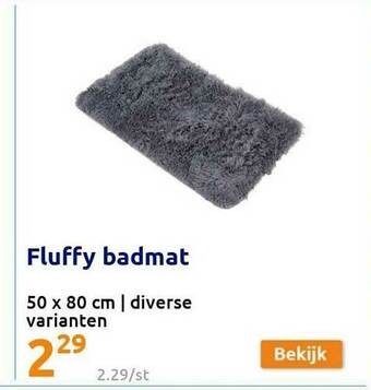 Action Fluffy Badmat aanbieding