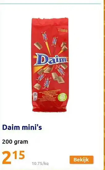 Action Daim Minis aanbieding