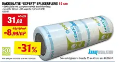 Hubo Dakisolatie expert spijkerflens aanbieding