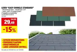 Hubo Leien easy shingle standard aanbieding