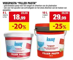 Hubo Voegpasta filler pasta aanbieding