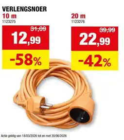 Hubo Verlengsnoer aanbieding