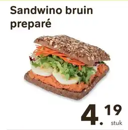 Bon Ap Sandwino bruin preparé aanbieding
