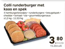 Bon Ap Colli runderburger met kaas en spek aanbieding