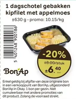 Bon Ap 1 dagschotel gebakken kipfilet met appelmoes aanbieding