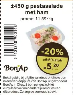Bon Ap Pastasalade met ham aanbieding