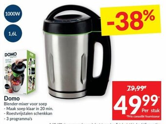 Domo Blender-mixer voor soep